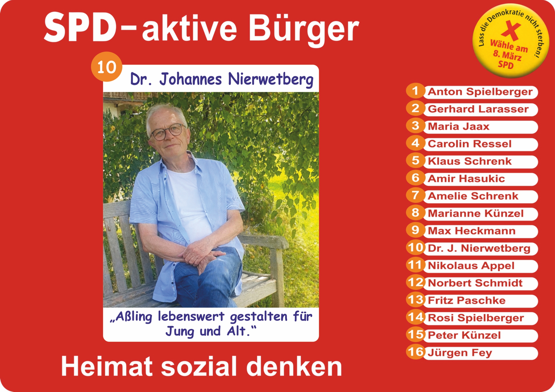 SPD-aktive Bürger – Kandidatinnen und Kandidaten