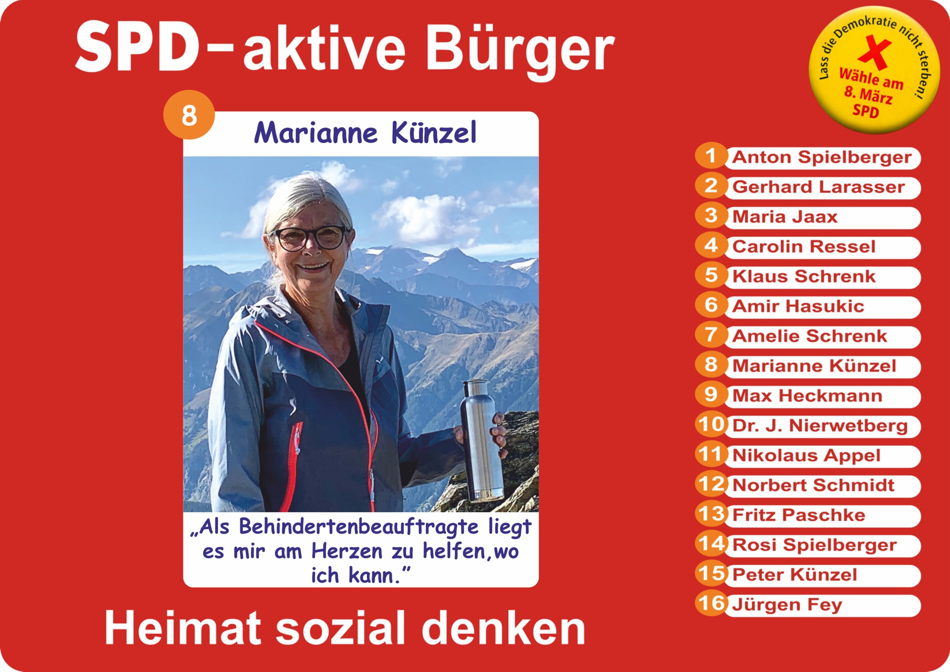 SPD-aktive Bürger – Kandidatinnen und Kandidaten