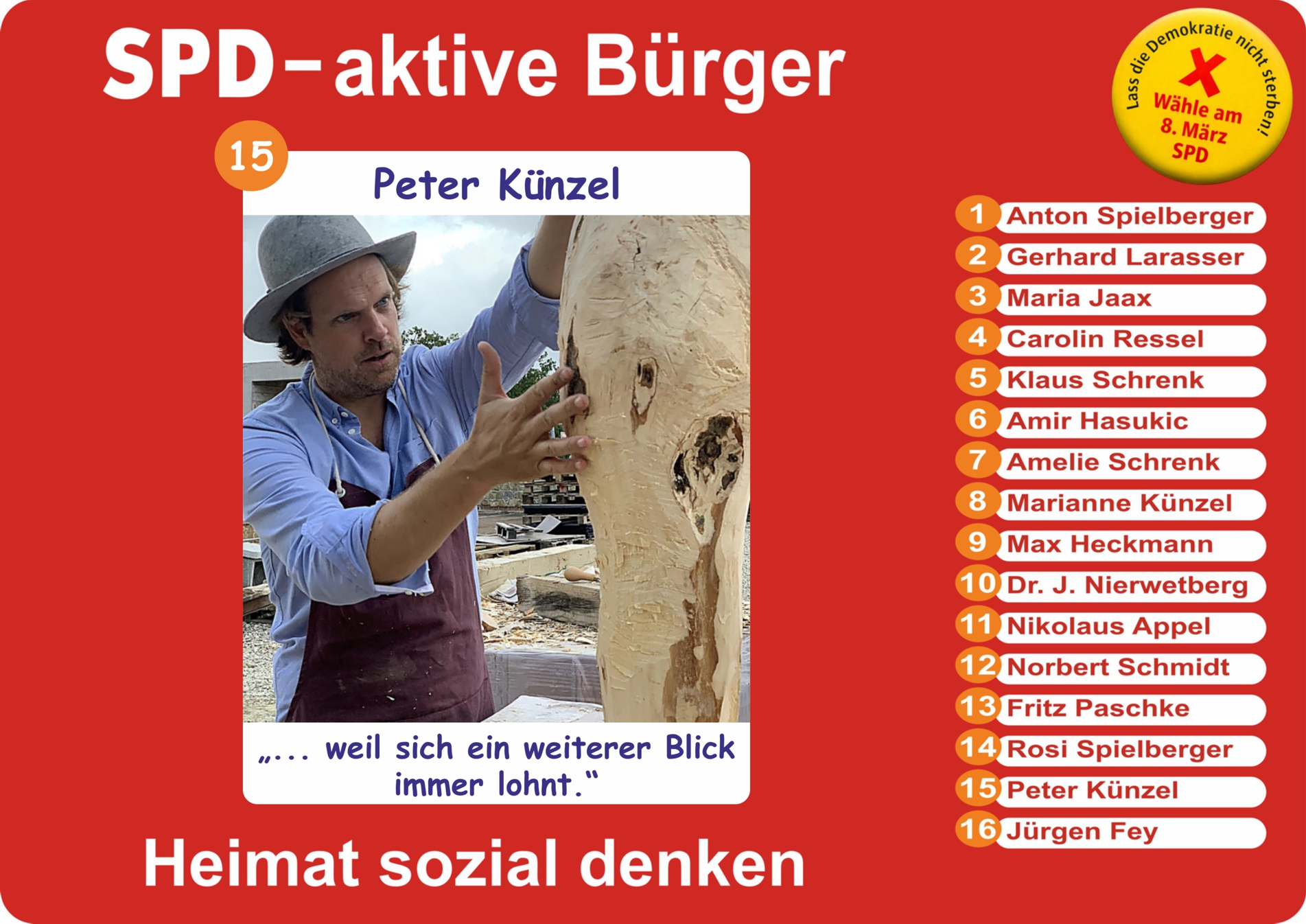 SPD-aktive Bürger – Kandidatinnen und Kandidaten
