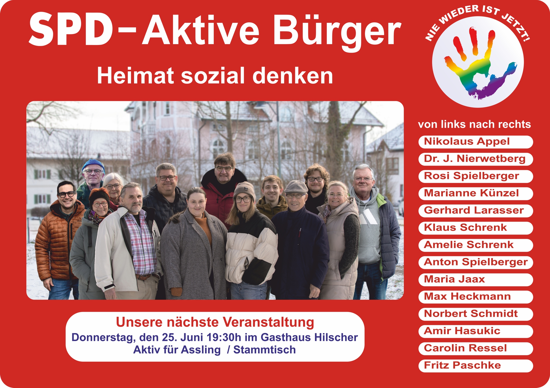 SPD-aktive Bürger – Kandidatinnen und Kandidaten