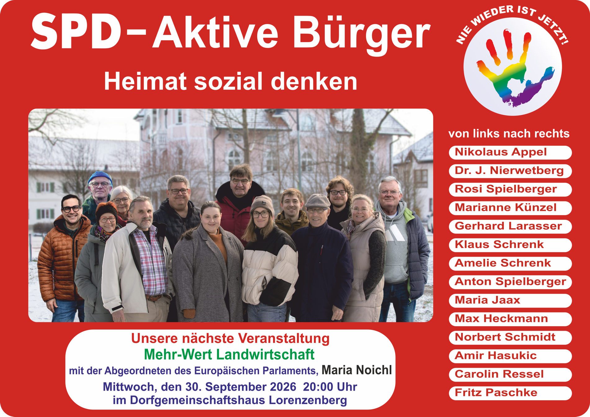 SPD-aktive Bürger – Kandidatinnen und Kandidaten